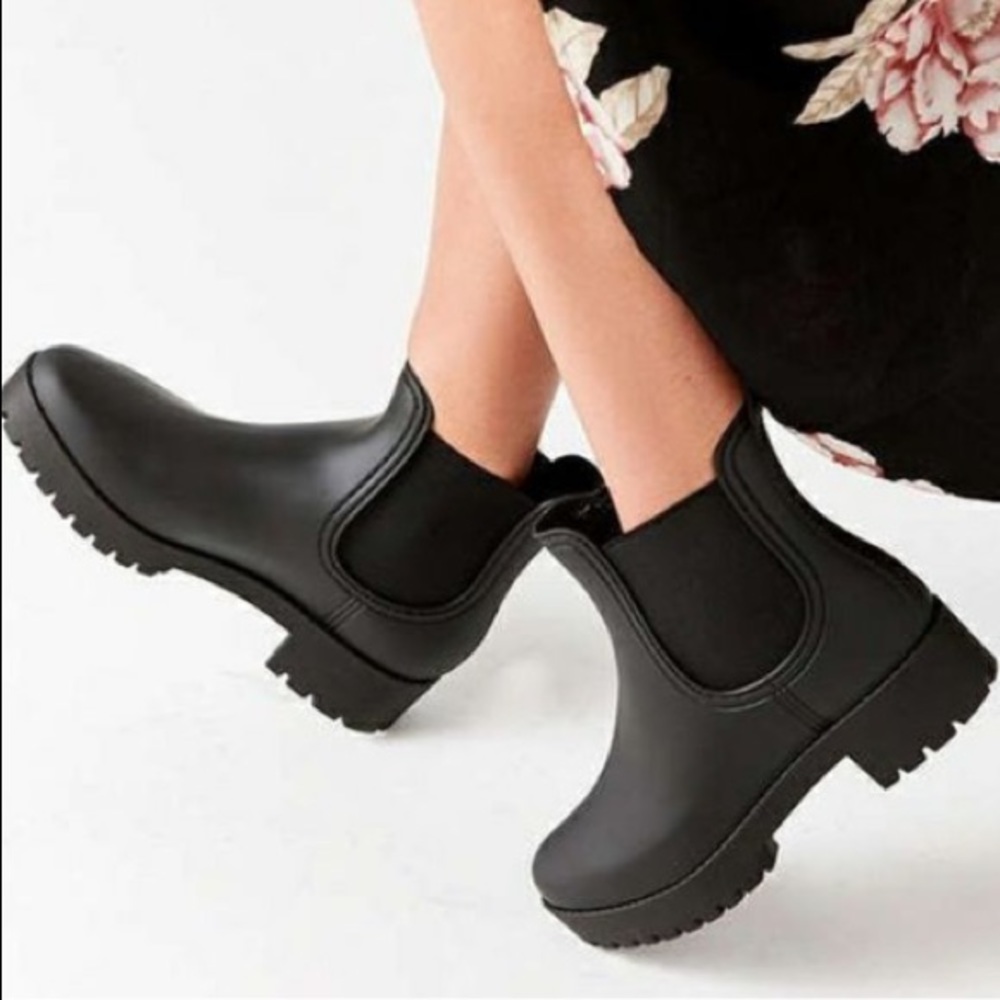 Jeffrey Campbell Play hydra Chelsea rain boots 8
